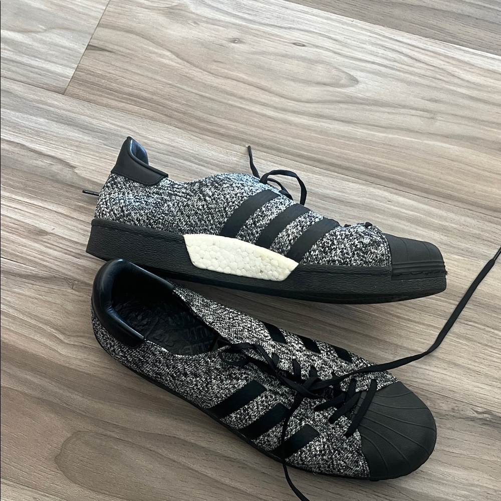 Adidas Monochrome Knit Sneakers